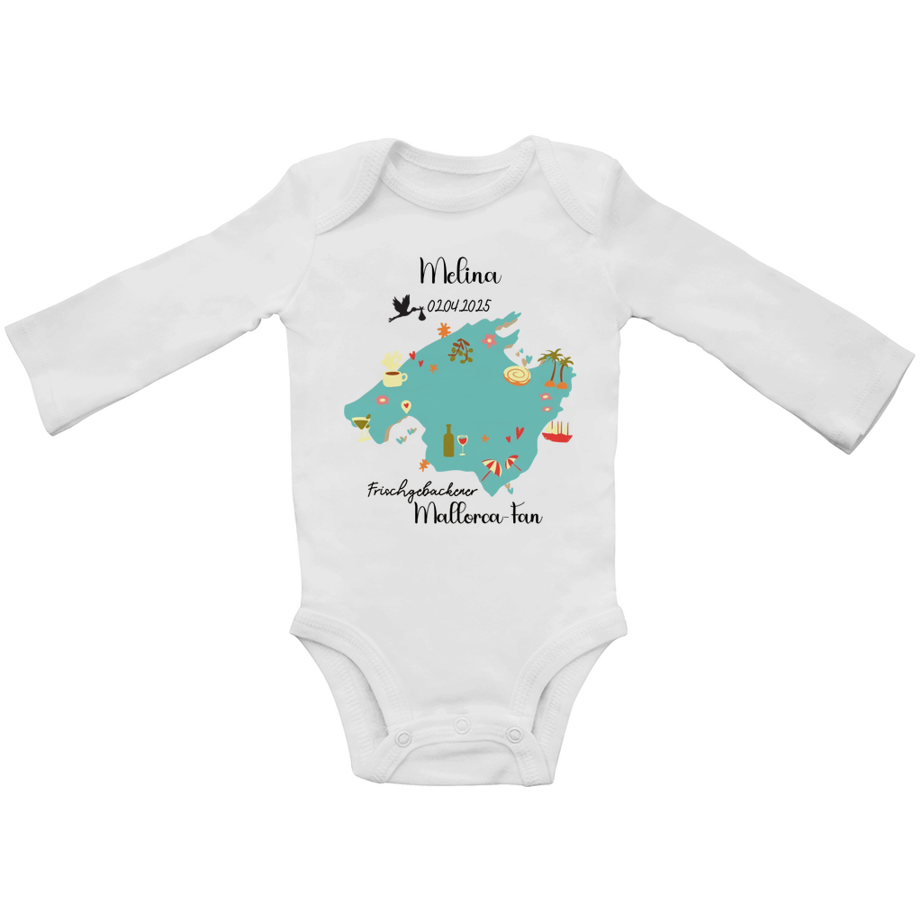 Mallorca-Fan frischgebacken • Baby Bio Bodysuite Langarm