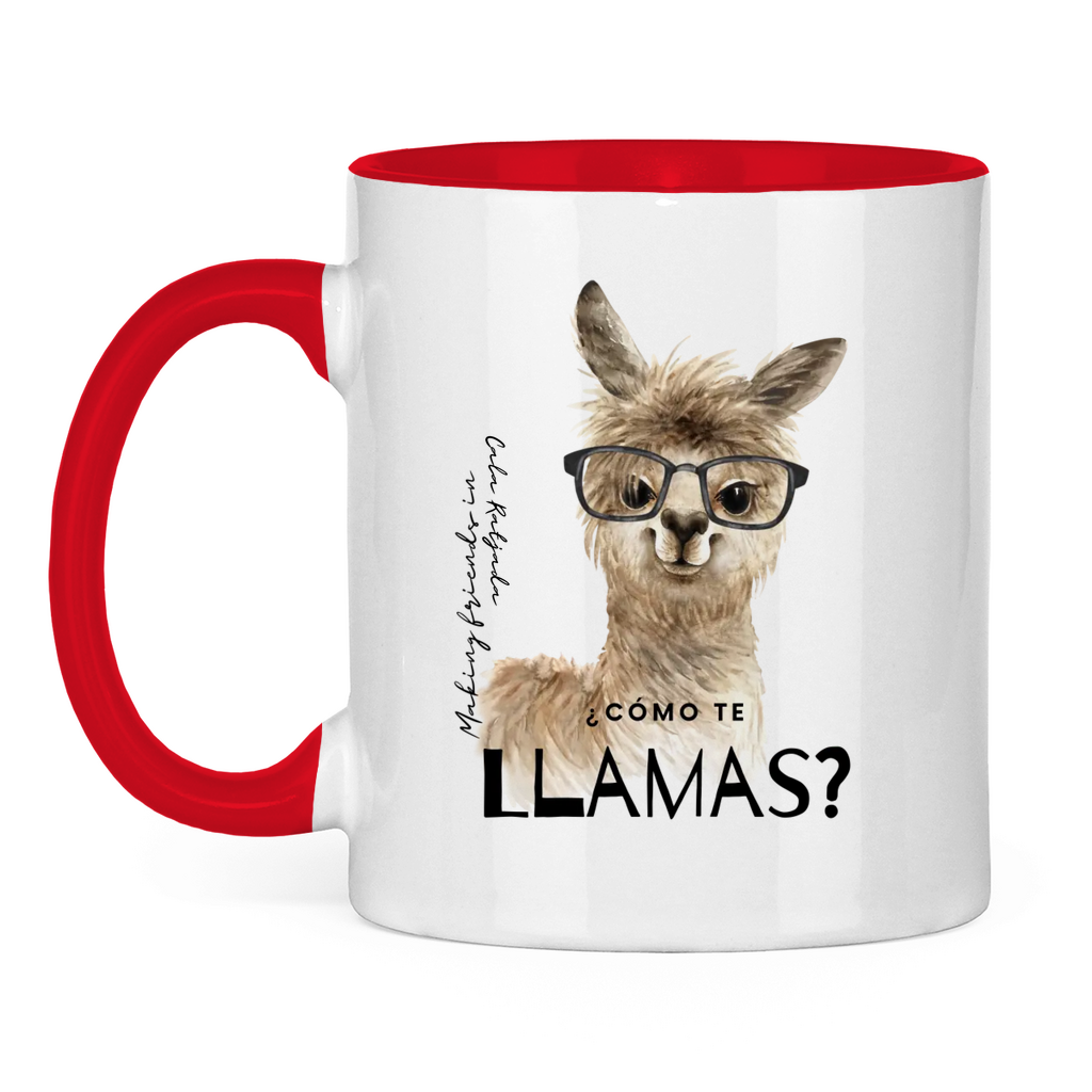 Cómo te llamas? • Tasse zweifarbig