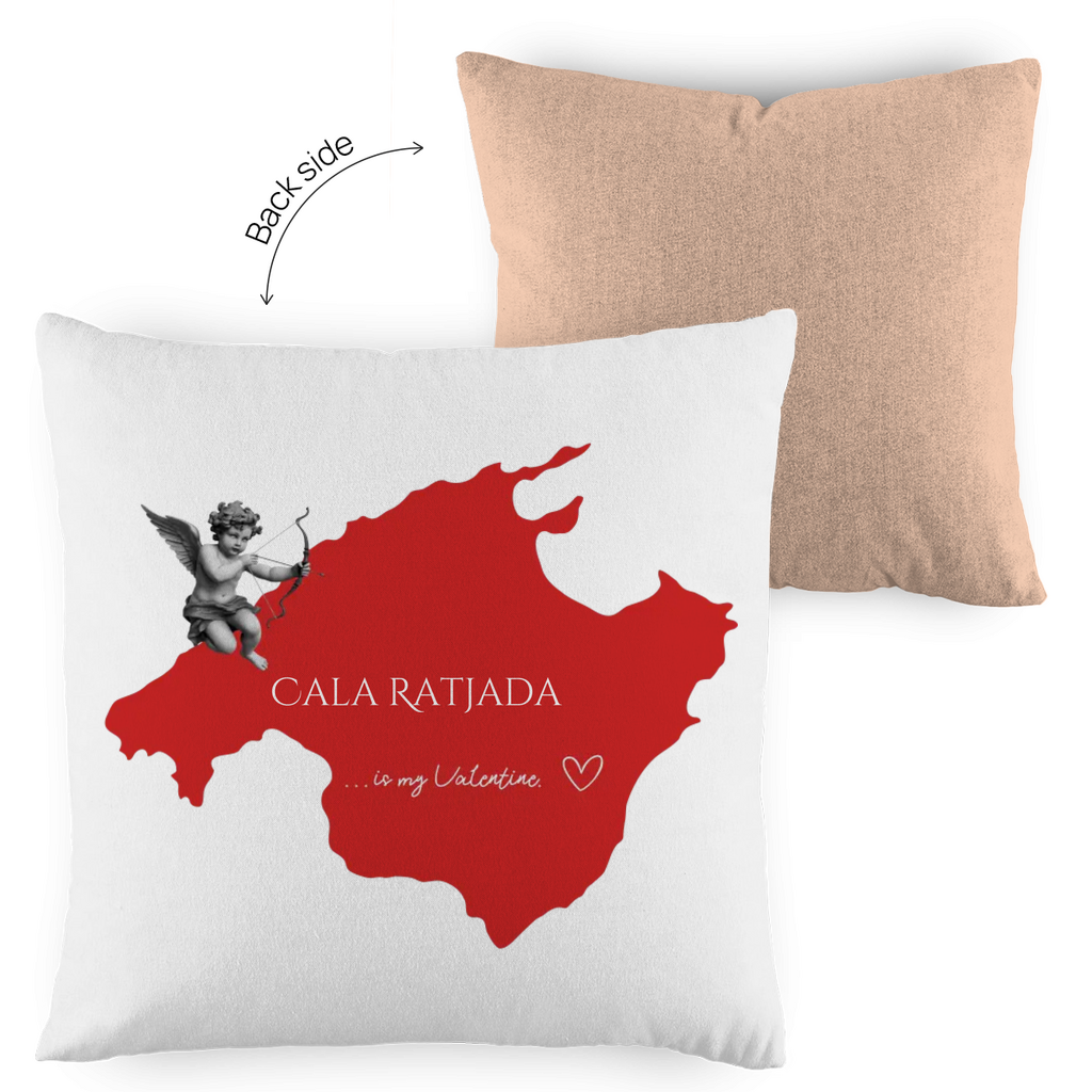 Mallorca is my Valentine • Kopfkissen zweifarbig