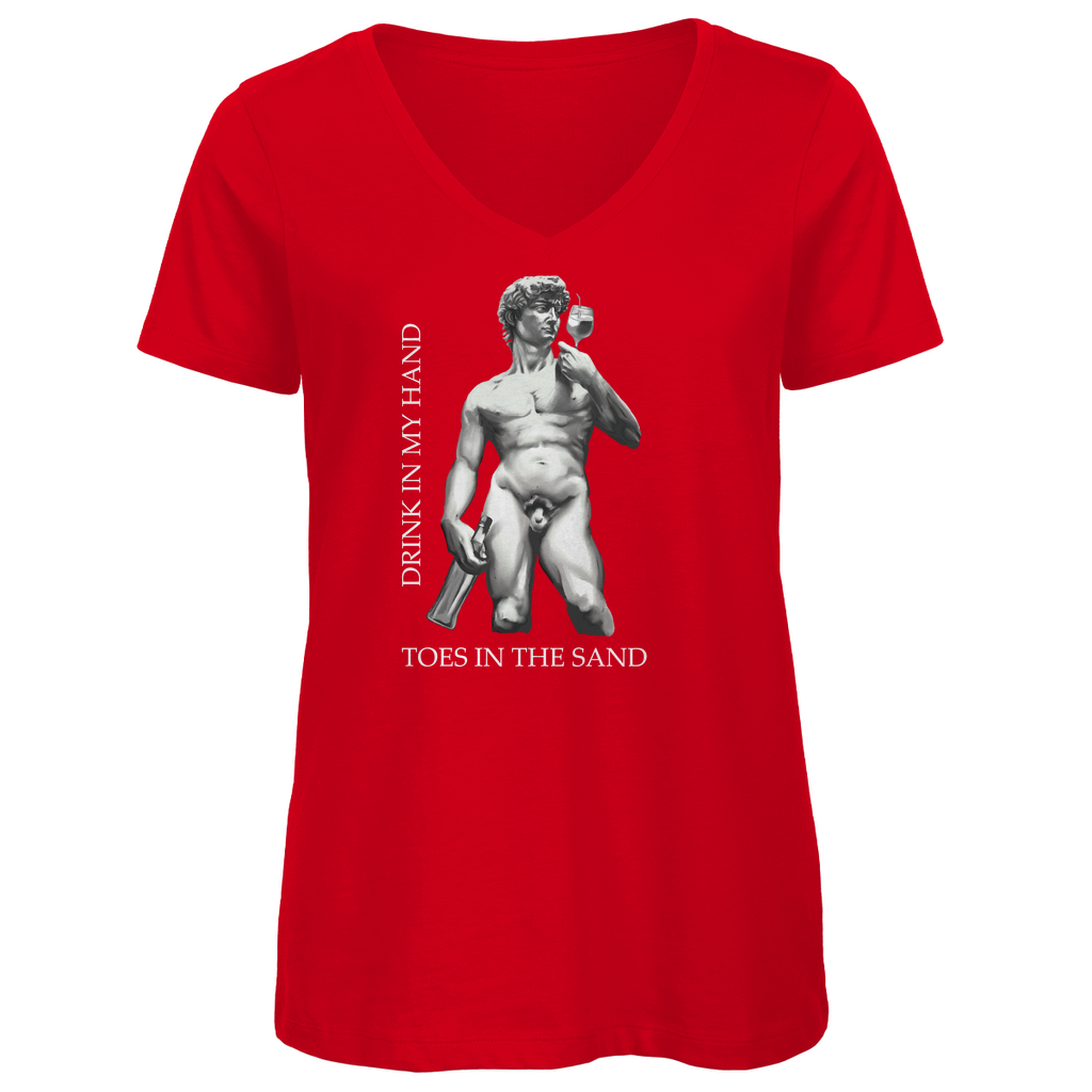 Salud! • Premium Bio V-Neck T-Shirt • Chica