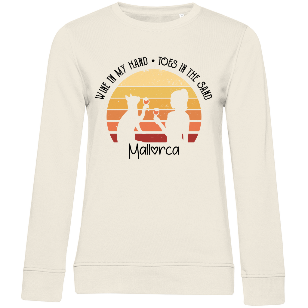 Mallorca Wein • Premium Bio Sweatshirt • Chica