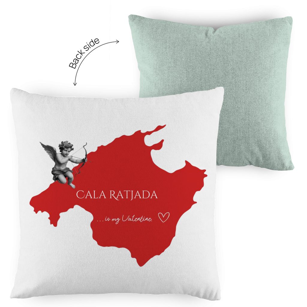 Mallorca is my Valentine • Kopfkissen zweifarbig