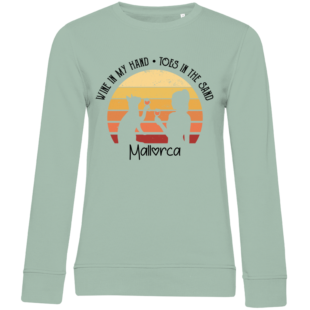 Mallorca Wein • Premium Bio Sweatshirt • Chica