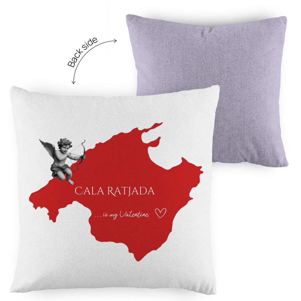 Mallorca is my Valentine • Kopfkissen zweifarbig