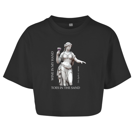 Weinkönigin Mallorca • Oversize Crop Top • Chica