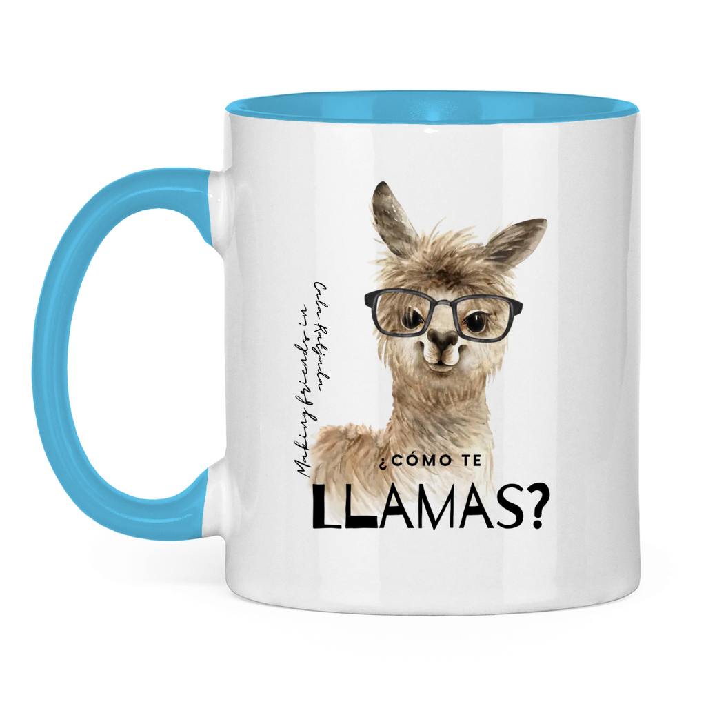 Cómo te llamas? • Tasse zweifarbig