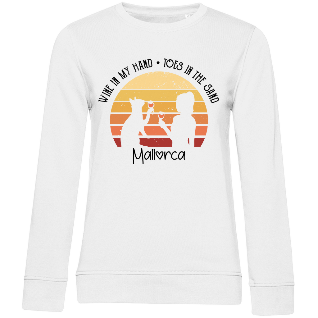Mallorca Wein • Premium Bio Sweatshirt • Chica