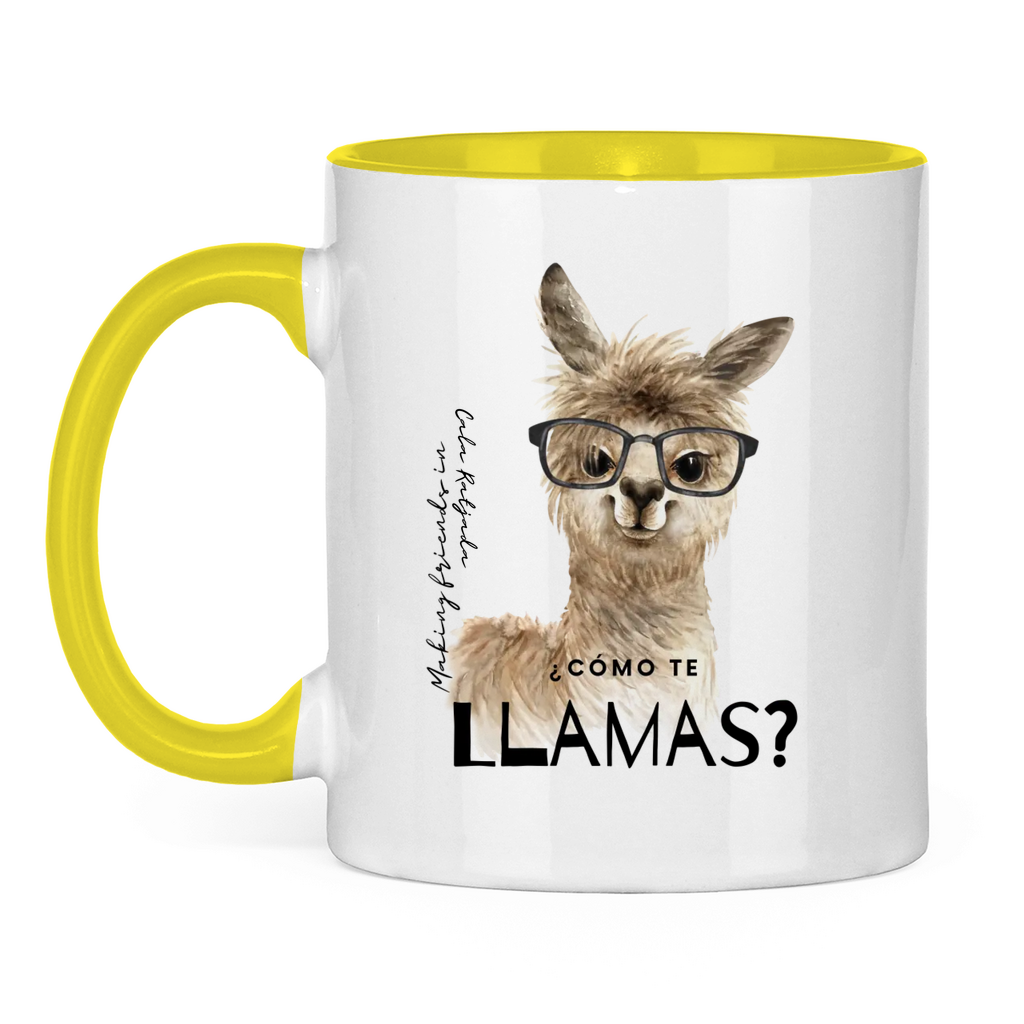 Cómo te llamas? • Tasse zweifarbig