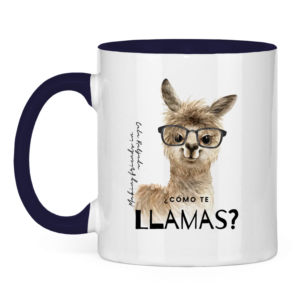 Cómo te llamas? • Tasse zweifarbig
