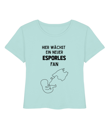 Mallorca im Bauch – Personalisiertes Bio-Shirt für werdende Mamas