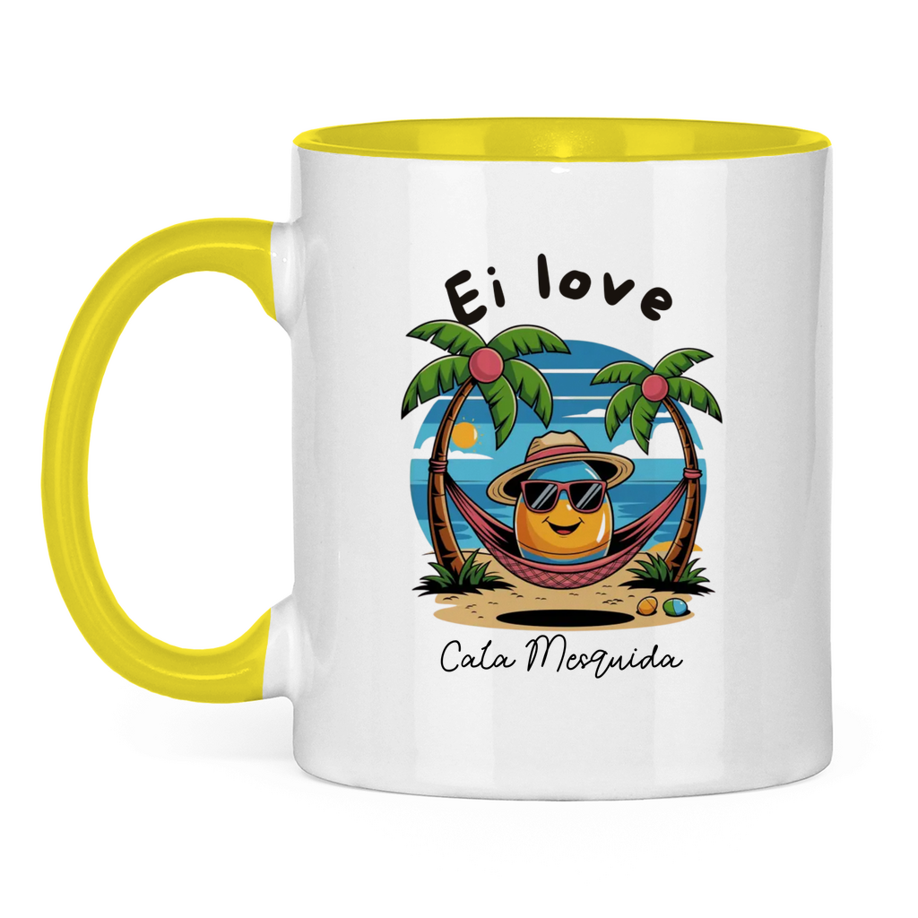 Ei love Mallorca • Tasse zweifarbig