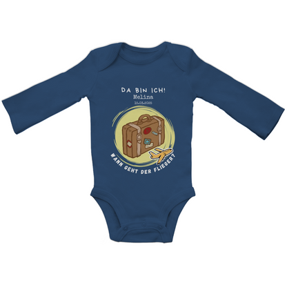 Wann geht der Flieger? • Baby Bio Bodysuite Langarm