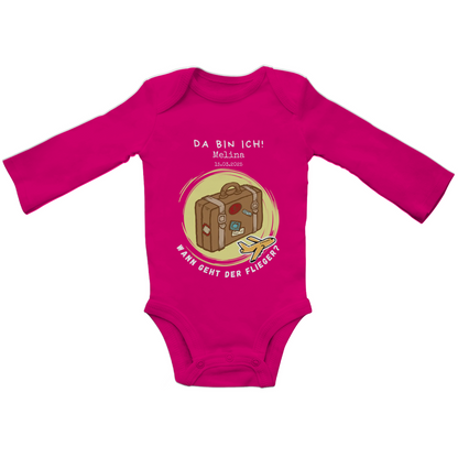 Wann geht der Flieger? • Baby Bio Bodysuite Langarm