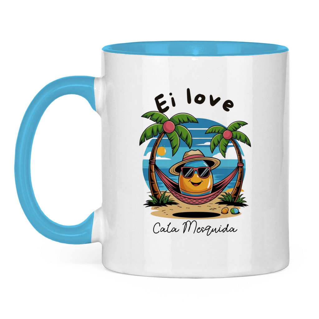 Ei love Mallorca • Tasse zweifarbig