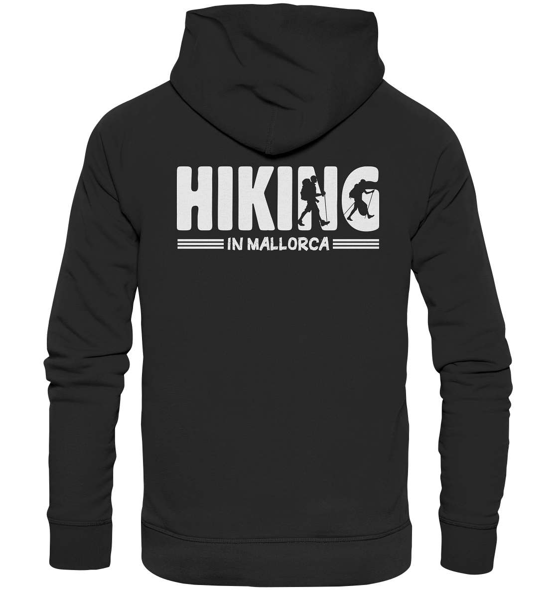 Hiking in Mallorca • Organic Basic Hoodie
