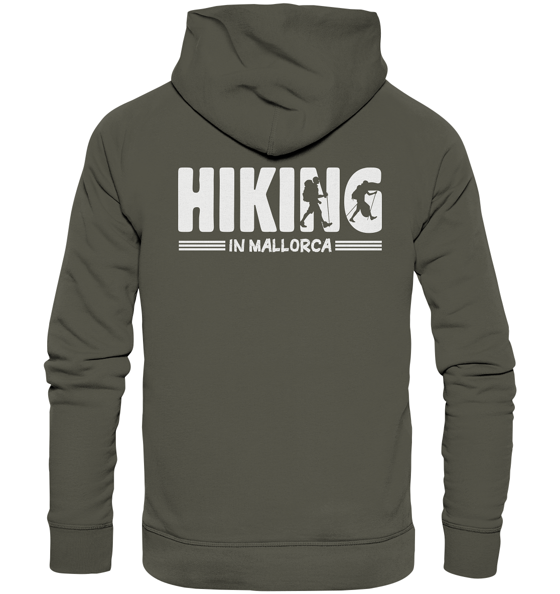 Hiking in Mallorca • Organic Basic Hoodie