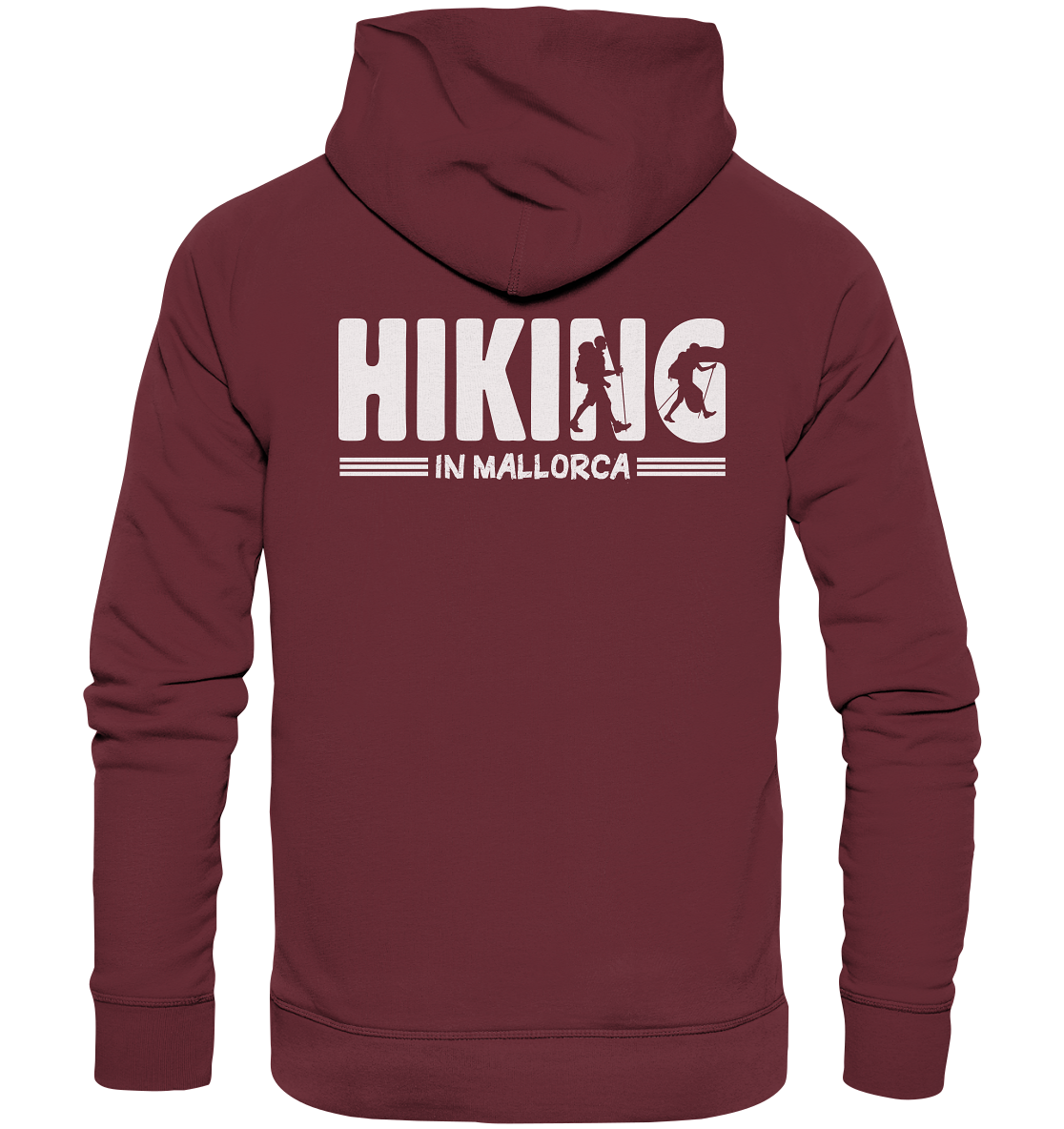 Hiking in Mallorca • Organic Basic Hoodie