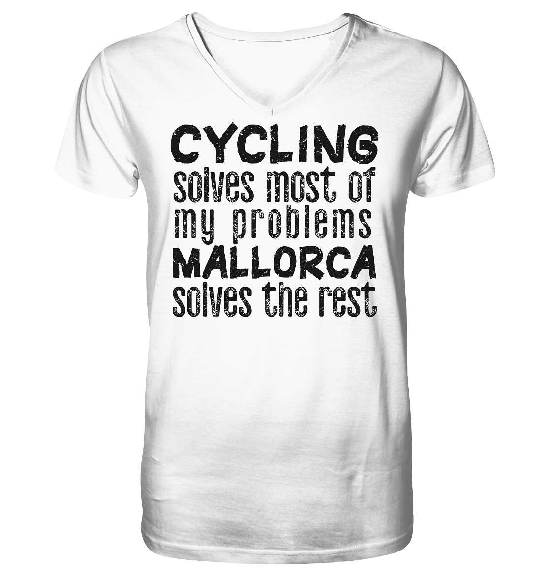 Mallorca Cycling • Organic V-Neck Shirt • Chico