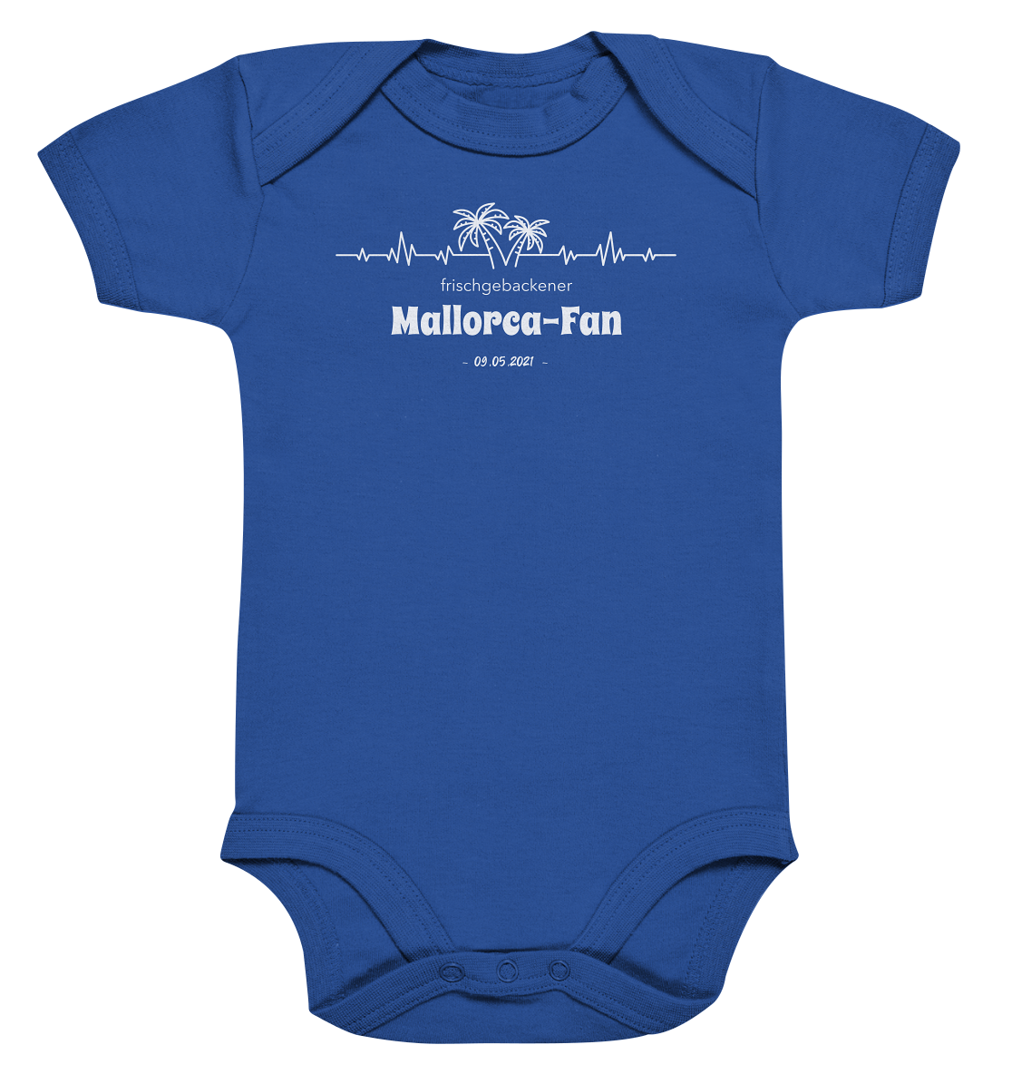 Mallorca Baby Bodysuite "Frischgebacken" • Personalisierbar!