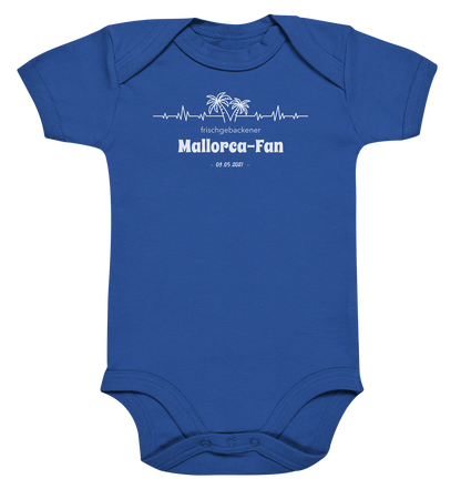 Mallorca Baby Bodysuite "Frischgebacken" • Personalisierbar!