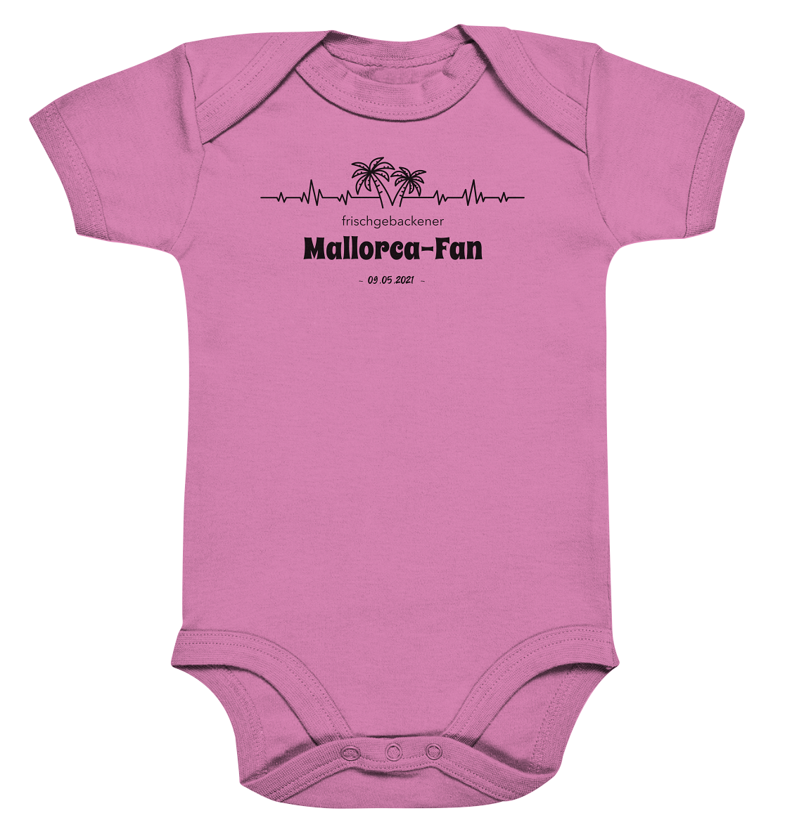 Mallorca Baby Bodysuite "Frischgebacken" • Personalisierbar!