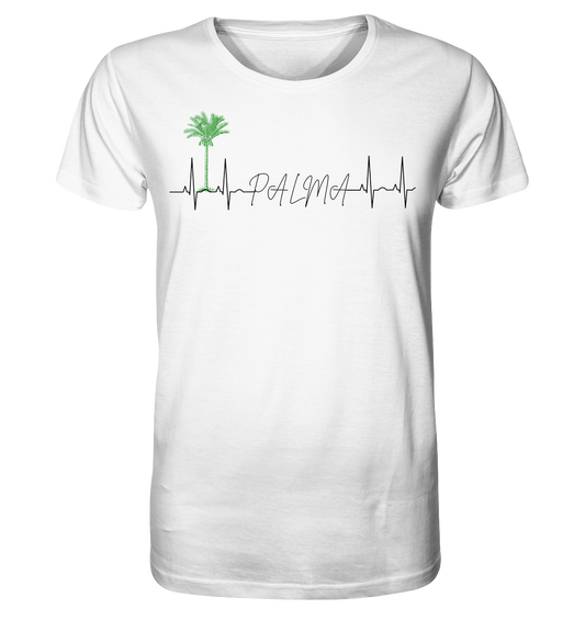 EKG-Palma (verde) • Organic Shirt • Chico • Personalisierbar! - Organic Shirt