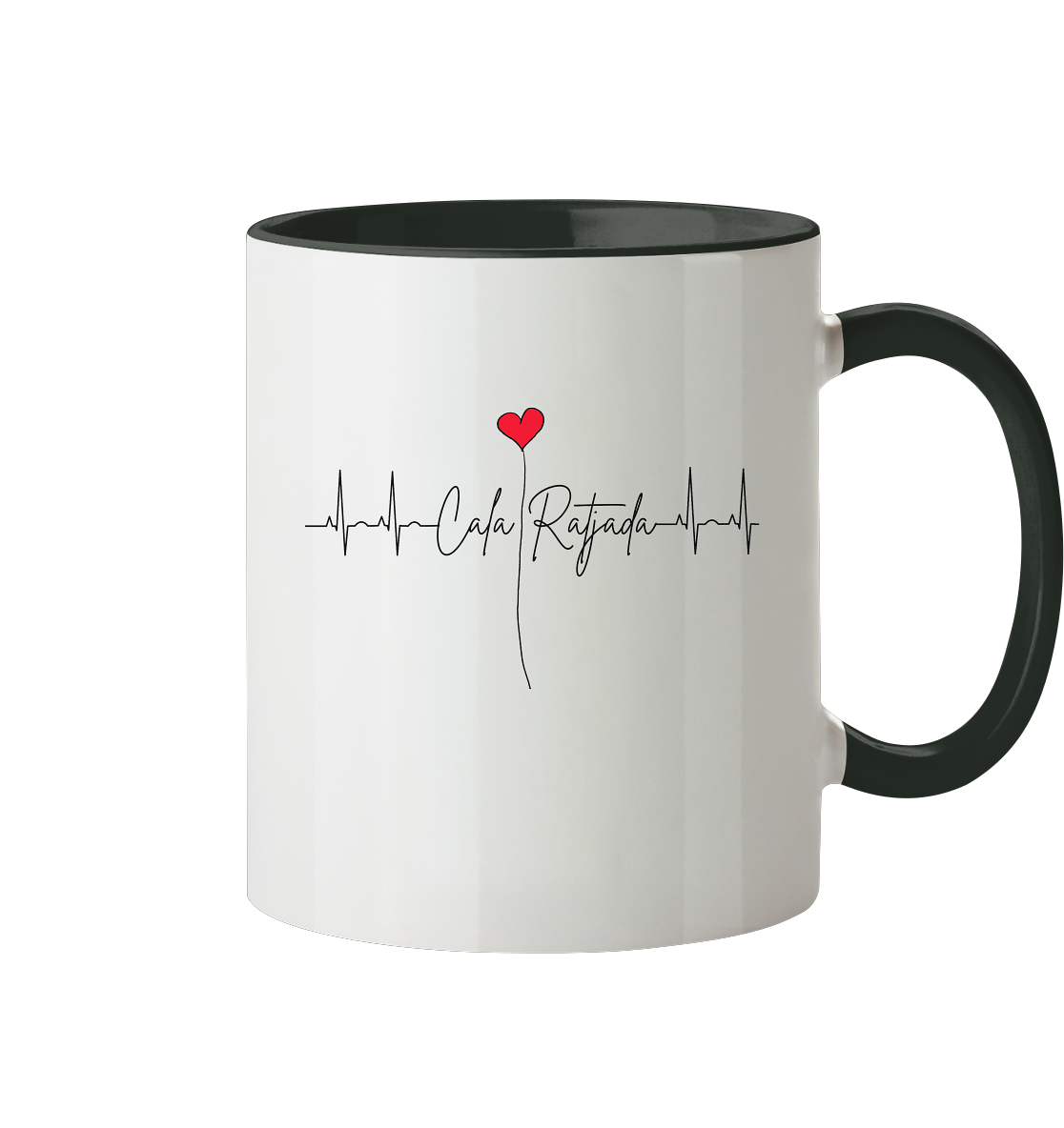 EKG-Herz • Kaffeebecher • Personalisierbar!