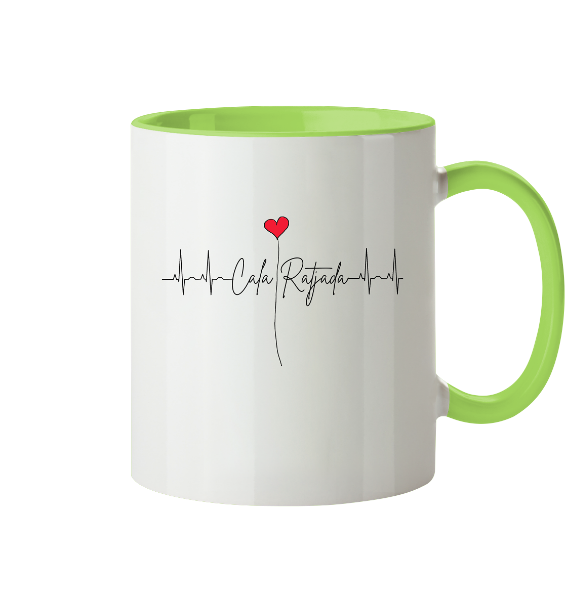 EKG-Herz • Kaffeebecher • Personalisierbar!
