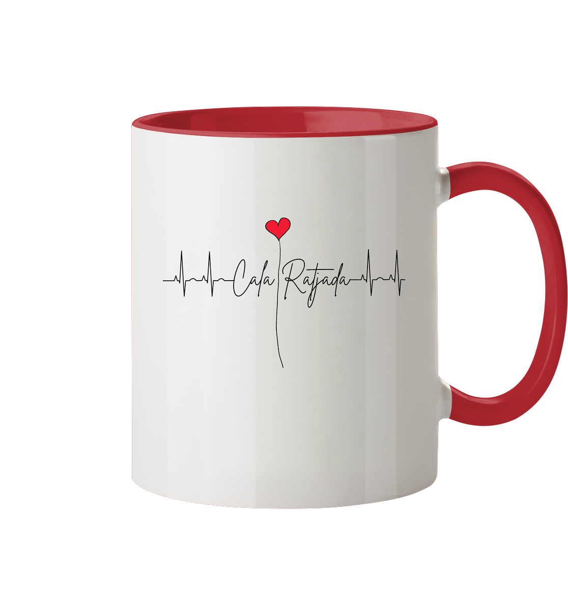EKG-Herz • Kaffeebecher • Personalisierbar!