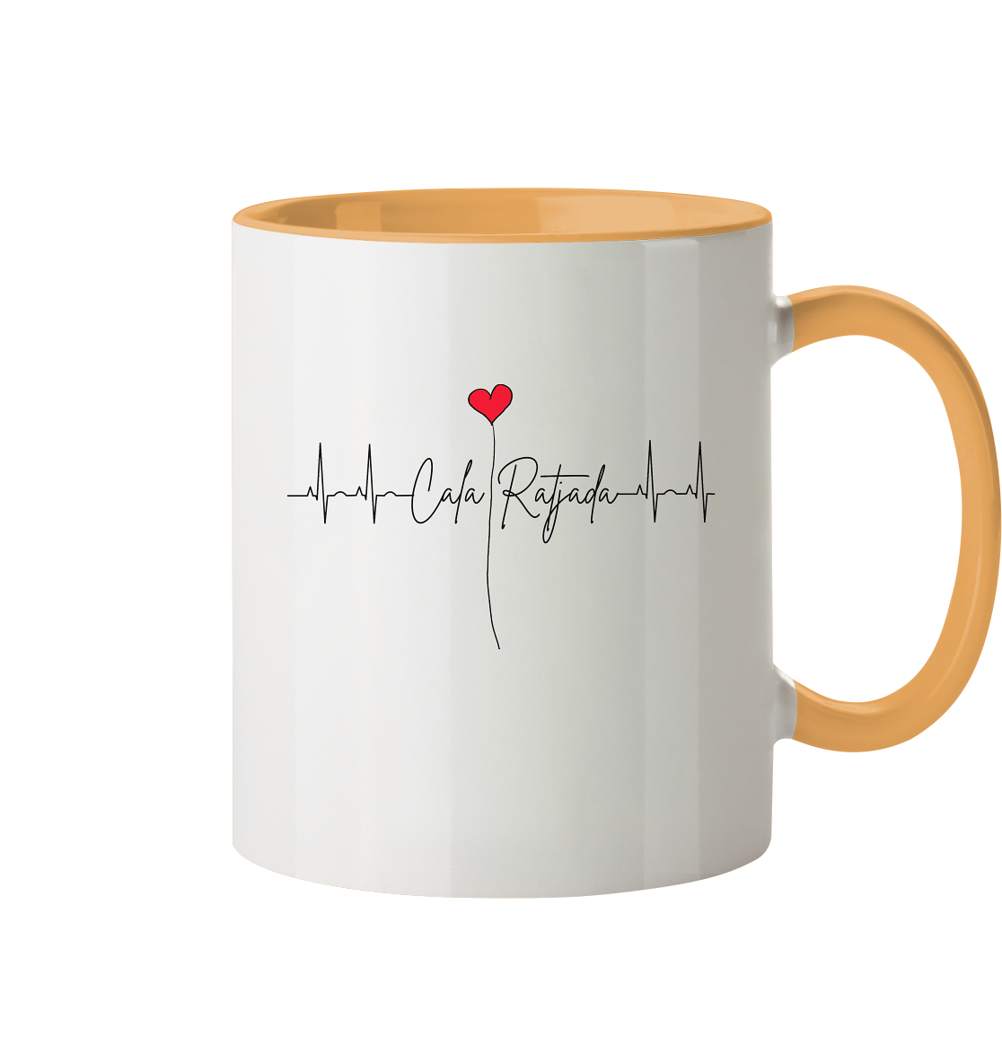 EKG-Herz • Kaffeebecher • Personalisierbar!